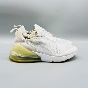Nike Shoes Youth Boys 5.5 White Air Max 270 Mesh Running Athletic Sneakers